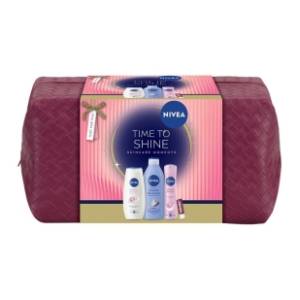 NIVEA set Xmas 2026 time to shine (kupka, dezodorans, labelo, mleko za telo)