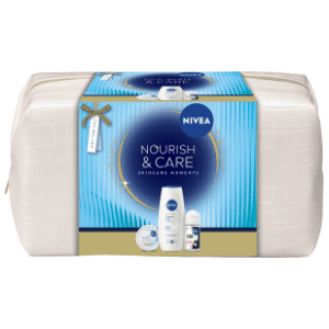 NIVEA set Xmas nourish & care (gel za tuširanje, krema i dezodorans)