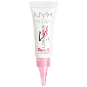 NYX Lid lingerie metallic tečna senka za oči 01 satin silver