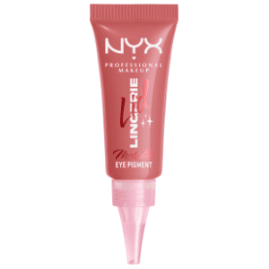 NYX Lid lingerie metallic tečna senka za oči 04 risky rose