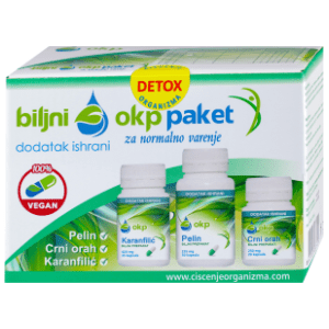 OKP Detox biljni paket pelin, crni orah, karanfilić 1kom