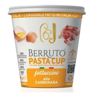 Pasta cup BERRUTO Fettuccine alla carbonara 70g