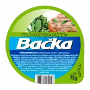 Pašteta BAČKA fruškogorska 75g
