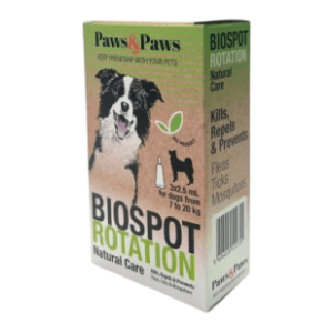 PAWS&PAWS Biospot ampula protiv parazita za pse 7-20kg 3x2,5ml