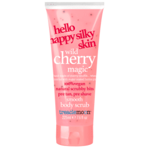 Piling za telo TREACLEMOON Hello happy silky skin wild cherry magic 225ml