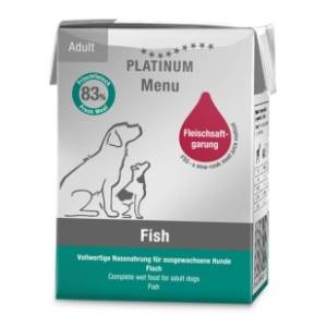 PLATINUM Dog menu adult hrana za pse riba 185g