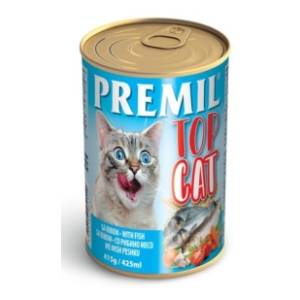 PREMIL Top cat hrana za mačke riba 415g