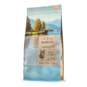 RAWIVAL Finest from the sky sterilised hrana za mačke pačetina i ćuretina 5kg