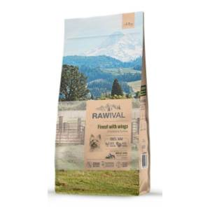 RAWIVAL Finest with wings adult hrana za patuljaste pse piletina ćuretina 2,5kg