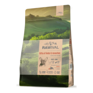 RAWIVAL Gifts of fields&branches puppy hrana za patuljaste pse jagnjetina 750g