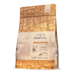 RAWIVAL Wild gifts with wings adult hrana za patuljaste pse pačetina fazan 750g