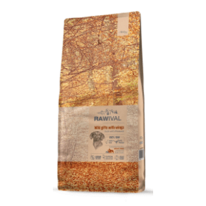 RAWIVAL Wild gifts with wings adult hrana za velike pse pačetina fazan 10kg
