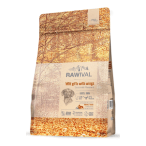 RAWIVAL Wild gifts with wings adult hrana za velike pse pačetina fazan 750g