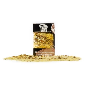 Rižoto TASTE OF THE WEST sa organskim suvim vrganjima 200g