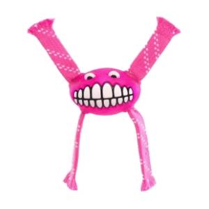 ROGZ Flossy grinz oral care igračka za pse M roze