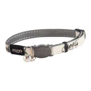 ROGZ Glow cat black jumping ogrlica koja svetli u mraku