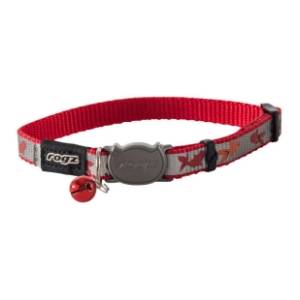 ROGZ ReflectoCat collar ogrlica za mačke 20-31cm crvena
