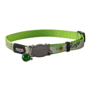 ROGZ ReflectoCat collar ogrlica za mačke 20-31cm zelena