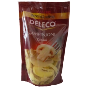 Šampinjoni DELECO rezani 150g