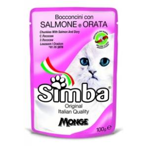 SIMBA sos za mačke Losos i orada 100g