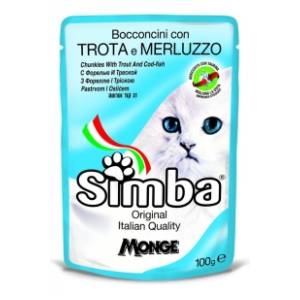 SIMBA sos za mačke pastrmka i bakalar 100g