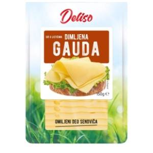 Gauda DELISO dimljena slajs 150g