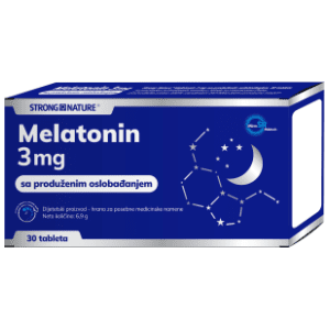 STRONG NATURE Melatonin 3mg tablete 30kom