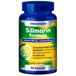 STRONG NATURE Silmarin formula za zdravlje jetre 300mg kapsule 30kom