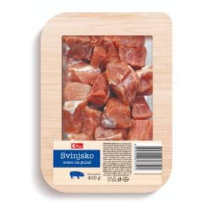 Svinjsko meso K PLUS za gulaš 400g
