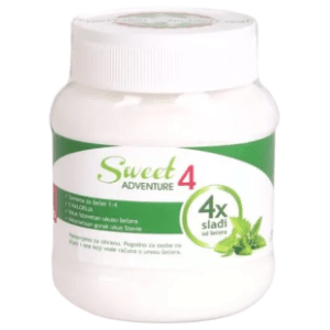 SWEET ADVENTURE 4 eritrol i stevia zaslađivač 250g
