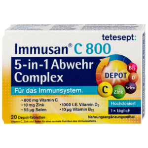 TETESEPT Immusan C 800 5u1 kompleks tablete za imunitet 20kom