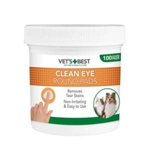 VET'S BEST Clean eye round pads maramice za čišćenje očiju pasa i mački 100kom