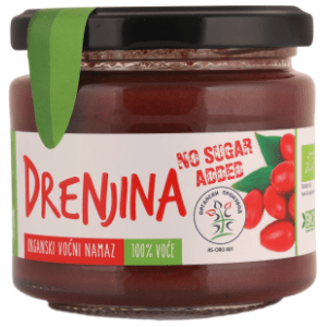 Voćni namaz PRIRODNO1 drenjina 200g