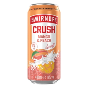 SMIRNOFF Crush mango & peach 0,44l
