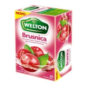 WELTON čaj brusnica 44g